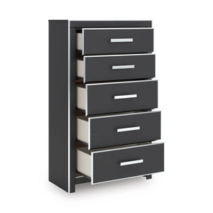 Ashley Furniture Zuraleus MDF/Wood Chest w/5 Drawers