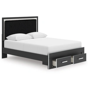 Ashley Furniture Zuraleus Wood/Polyester Storage Panel Bed