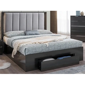 Pantek Furniture B36 Storage Platform Bedroom Set with Soft Headboard