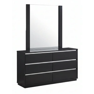 Pantek Furniture B36 6-Drawer Double Dresser with Mirror