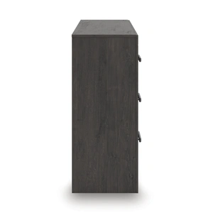 Ashley Furniture Prendonea MDF Double Dresser w/6 Drawers, Charcoal