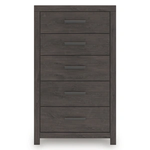 Ashley Furniture Prendonea MDF Chest w/5 Drawers, Charcoal