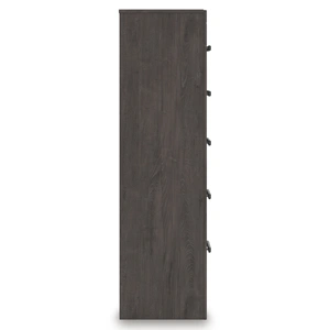 Ashley Furniture Prendonea MDF Chest w/5 Drawers, Charcoal