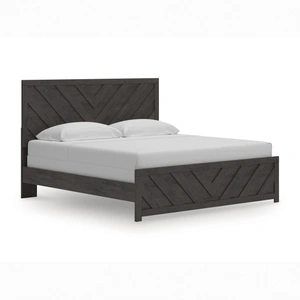 Ashley Furniture Prendonea MDF Panel Bed, Charcoal