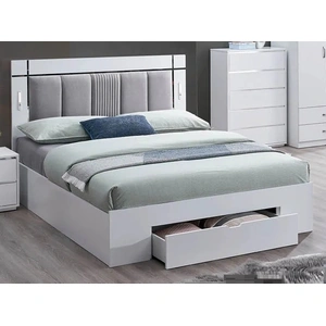 Pantek Furniture B38 Storage Platform Bed with Phone Charger & Light
