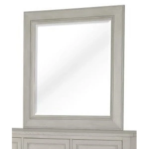 Magnussen SM Raelynn Wood Bedroom Mirror, Weathered White