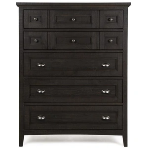 Magnussen SM Westley Falls Wood Chest w/5 Drawers, Graphite