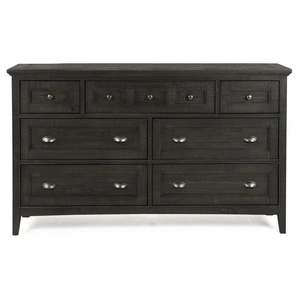 Magnussen SM Westley Falls Wood Dresser w/7 Drawers, Graphite