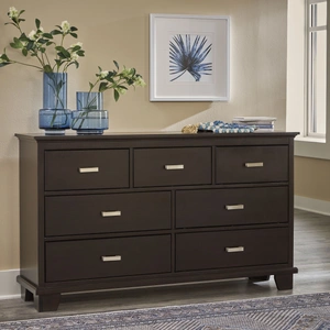Ashley Furniture Covetown Wood Dresser w/7 Drawers, Dark Brown