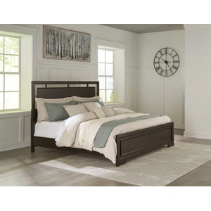 Ashley Furniture Covetown Wood Panel Bed, Dark Brown