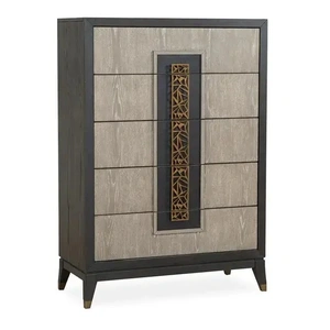 Magnussen SM Ryker Wood Chest w/5 Drawers, Coventry Grey