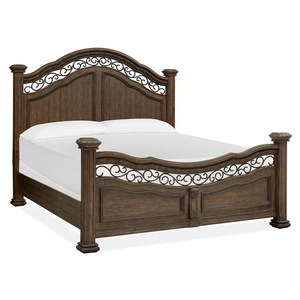 Magnussen SM Durango Wood Panel Bedroom Set, Brown