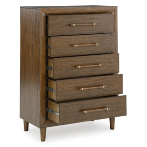 Ashley Furniture Lyncott Wood Chest w/5 Drawers, Brown