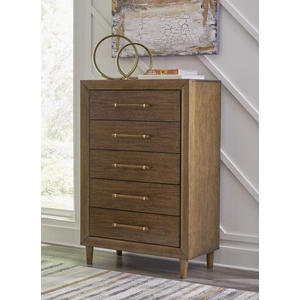 Ashley Furniture Lyncott Wood Chest w/5 Drawers, Brown