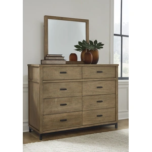 Ashley Furniture Tomtyn Upholstered Platform Bedroom Set, Light Brown