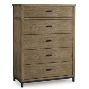 Ashley Furniture Tomtyn Wood Chest w/5 Drawers, Light Brown