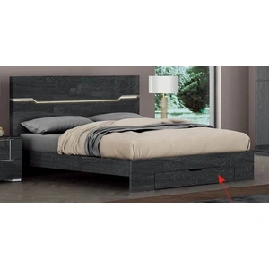 Pantek Furniture B632 Storage Platform Bed with LED Light