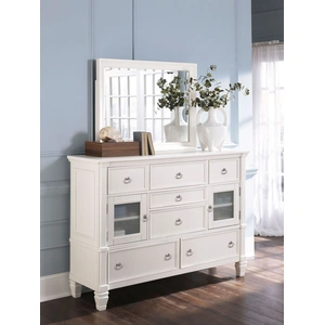Ashley Furniture Prentice SM Wood Dresser w/7 Drawers in White