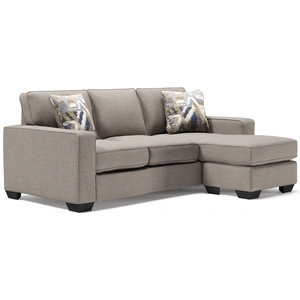 Ashley Furniture Greaves Fabric Sectional, Stone