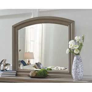 Ashley Furniture Ashley SM Lettner Wood Mirror, Burnished Light Gray
