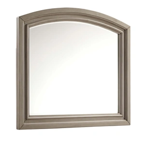 Ashley Furniture Ashley SM Lettner Wood Mirror, Burnished Light Gray
