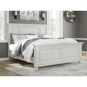Ashley Furniture Robbinsdale Wood Veneer Panel Bedroom Set, Antique White