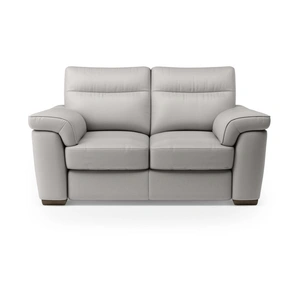 Natuzzi Editions Brivido Leather Loveseat with 2 Electric Recliners