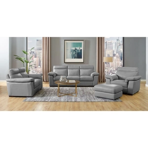 Natuzzi Editions Brivido Fabric/Leather Living Room Set