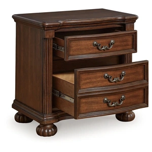 Ashley Furniture Ashley SM Lavinton 2-Drawer Wood Veneer Nightstand