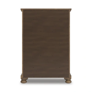 Ashley Furniture Feddinger Wood Chest w/5 Drawers, Medium Brown