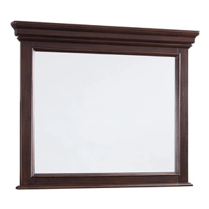 Ashley Furniture Ashley SM Brynhurst Wood Mirror, Dark Brown