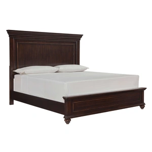 Ashley Furniture Ashley SM Brynhurst Wood Panel Queen Size Bed, Dark Brown