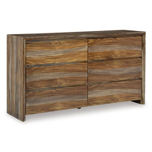 Ashley Furniture Dressonni Wood Double Dresser w/6 Drawers, Brown