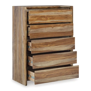Ashley Furniture Dressonni Wood Chest w/5 Drawers, Brown
