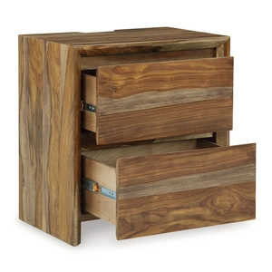 Ashley Furniture Dressonni 2-Drawer Nightstand w/USB Charger, Brown