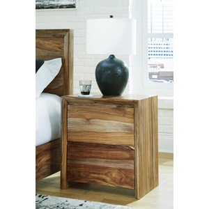 Ashley Furniture Dressonni 2-Drawer Nightstand w/USB Charger, Brown