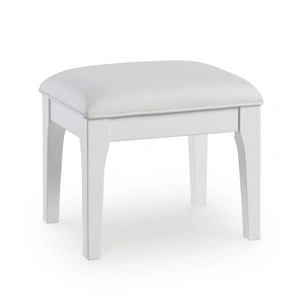 Ashley Furniture Chalanna Vanity Stool, White