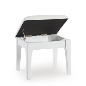 Ashley Furniture Chalanna Vanity Stool, White