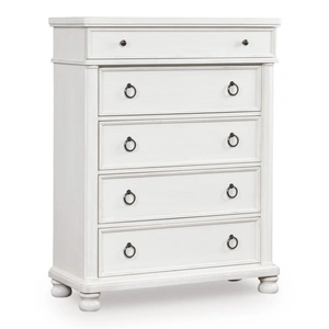 Ashley Furniture Rowlenstown Wood/MDF Chest w/5 Drawers