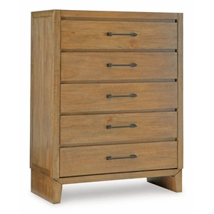 Ashley Furniture Sherbana Wood Chest w/5 Drawers, Light Brown
