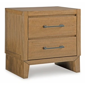 Ashley Furniture Sherbana Wood Nightstand w/2 Drawers, Light Brown