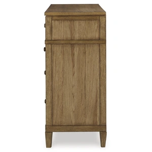 Ashley Furniture Sharlance Wood/Wood Veneer Dresser w/9 Drawers in Brown