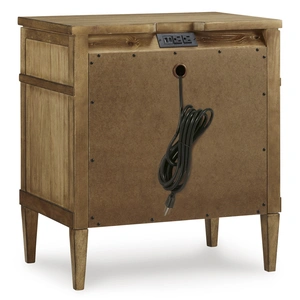 Ashley Furniture Sharlance Wood/Wood Veneer Night Stand w/3 Drawers, Brown
