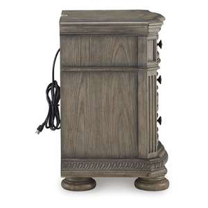 Ashley Furniture Ardenfield Wood/Wood Veneer Nightstand w/3 Drawers, Light Brown