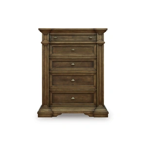 Ashley Furniture Frantanna Wood Chest w/5 Drawers, Brown