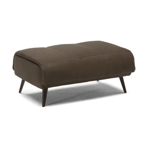 Natuzzi Editions Talento Fabric/Leather Large Ottoman