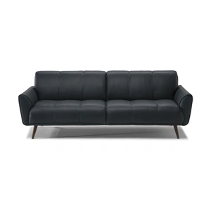 Natuzzi Editions Talento Fabric/Leather Living Room Set w/ Wood Panels