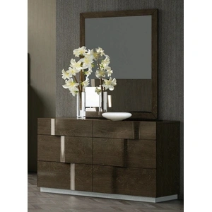 Pantek Furniture B 60 6-Drawer Dresser & Mirror