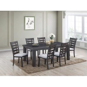 Cosmos Furniture Bailey Wood Veneer Extendable Dining Table, Gray