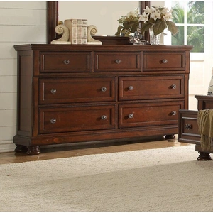 Galaxy Home Furnishings Baltimore Wood Sleigh Bedroom Set, Dark Walnut